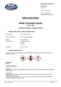 SDS Prime Coloured Sealer
